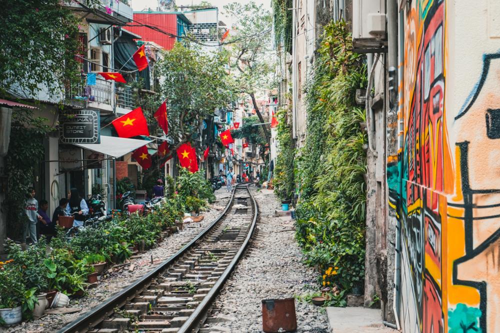 La fameuse rue du train d’Hanoï désormais fermée aux touristes 